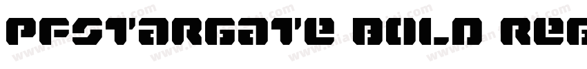 PFStargate Bold Reg字体转换